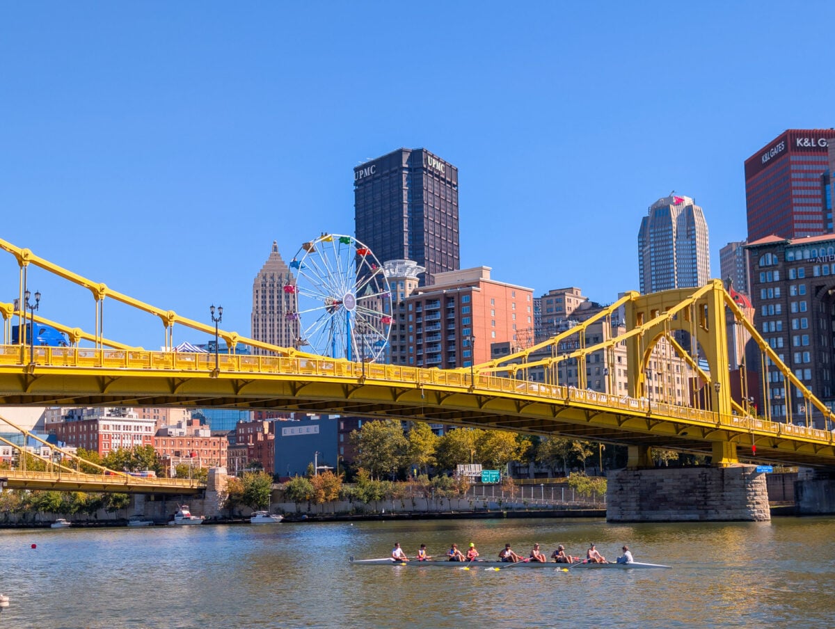 Downtown Pittsburgh During Oktoberfest Downtown Pittsburgh During Oktoberfest